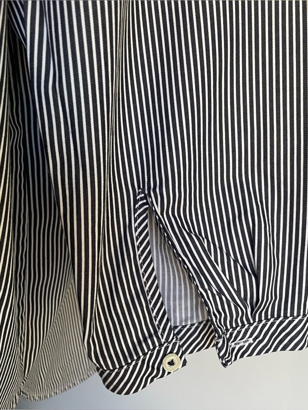 Talbots 100% Cotton 3/4 Sleeve Striped Lagenlook Tunic Top Size 2Xp / XXLP - Picture 4 of 13